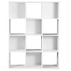 12 Cube Storage Wood Open Shelf Bookcase Display Compartments Organizer Cabinet