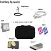 Small Electronic Accessories Storage Case Pouch Cables Earphones Organizer Bag
