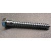 Zinc Hex Head Lag Screw 9/16 Hex Size 3/8 Thread x 3.0" Length, 50 pcs