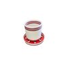 3D Printed Self Watering Planter - Red and White