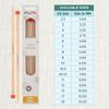 KnitPro Basix Beech Single Pointed Needles 10" (25cm) | 6.50mm