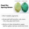 Jacquard Powdered Pigments, Pearl, Spring Green, 0.5 oz