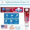 4/Pack Maximum Strength 1% Hydrocortisone Anti-Itch Cooling Relief Rash, Eczema