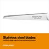 Fiskars Premier No. 8 Easy Action Scissors - 10" Spring Action Fabric and Craft Scissors - Arts and Crafts - Orange/White
