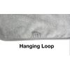 Eurow Absorbent and Fast Drying Microfiber Hand Towels, 16 by 28 Inches, Gray, 2 Pack
