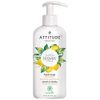 ATTITUDE Liquid Hand Soap, Plant- and Mineral-Based Formula, Vegan & Cruelty-free Personal Care Products, Lemon Leaves, 16 Fl Oz