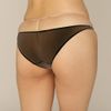 UNISEX Stretch Thin Super Low Rise Half Back Black