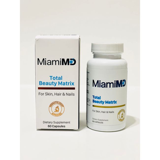 Miami MD Total Beauty Matrix Skin Care Supplement - 60 Capsules