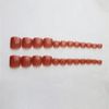 Toe Claws, 24 Nails, 12 Different Sizes, For Feet, Fake Nails, Adults, Women, Baby Pink, Simple Nail
