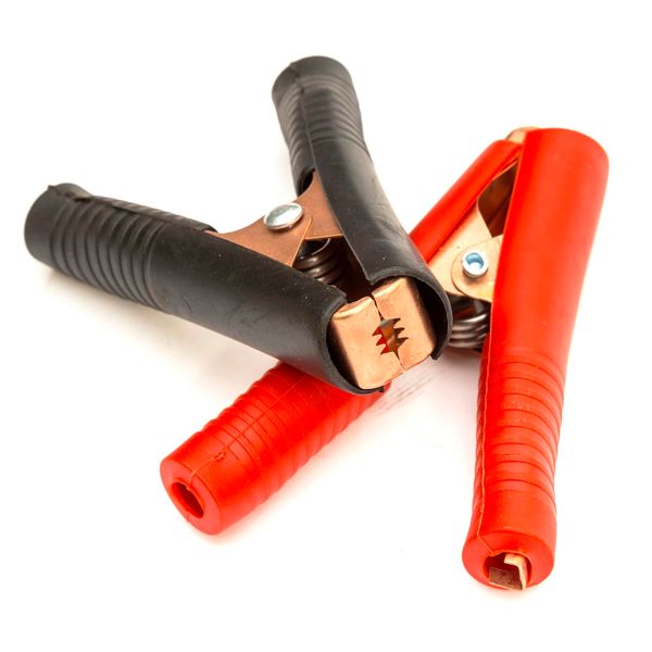 100A 90mm Crocodile Clip Clamp Battery Electrical Wire Cable Insulated Connector