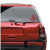 6.75" x 7.5" Medium Red USMC Eagle Globe and Anchor Vinyl Decal