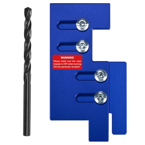 ACANORA Generator Interlock Kit for Eaton/Cutler Hammer Vertical Throw 150 or 200 Amp Main Panels, 2 1/4 Inches Spacing, Blue