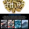 20Pcs 302 Carbon Steel Self-Tapping Thread Insert Screw Bushing Repairing Kit Thread Repair Insert(M5*0.8 Outer M8*1.0)