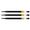 PILOT Pack of 3 Refills for V5 RT Rollerball Pen-Black