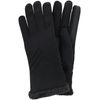 Isotoner Women's Touchscreen Chevron Winter Glove with Microluxe Lining, Small/Medium, Black