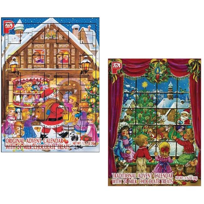 Windel Chocolate Advent Calendar (Pack of 4)