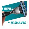 Gillette Mach3 Razor Refills for Men, 4 Razor Blade Refills