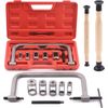 Tanstic 12Pcs Valve Spring Compressor And Lapper Set Auto Tool Kit Red