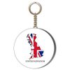 United Kingdom Flag MAP - 55mm Keyring Bottle Opener