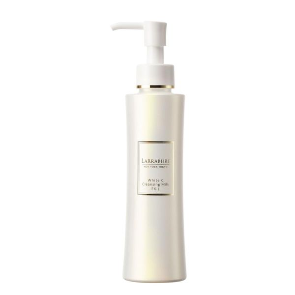 Larabuu White C Cleansing Milk EX-L (10.1 fl oz (300 ml), Vitamin C Derivative, APPS, Human Stem Cells, Niacinamide, Amino Acid Cleaning Ingredient, Micellar Technology, W Face Washing, Moisturizing, Wrinkles, Stains, Dullness, Transparency, Pores