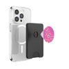 Rainbow Leopard Cheetah Pink PopSockets PopWallet for MagSafe