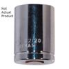 K Tool 22130 Chrome Socket, 3/8" Drive, 15/16", 6 Point, Shallow