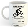 Bike Prep | Funny Gift Idea Cup Tea Coffee | 11oz White Mug