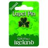Irish Shamrock Lapel Pin, Metal Metal resin