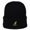 Kangol Herren Acrylic Pull-on Beanie-Mütze, Schwarz/Gold, Einheitsgröße