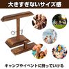 Felimoa Ring Toss Game Table Game Wooden Easy Assemble Ring Toss Ring Shot Game
