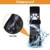 KOOLTAIL Dog Socks Anti Slip with Straps Traction Control Waterproof Paw Protector (Grey, Medium)