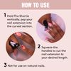Mylee The Shortie Nail Extension Clipper - Precise & Durable Nail Tip Cutter, Manicure Tool for Perfect Prep, Professional Extension Clipper, for Acrylic Extensions, False Nails and Tips