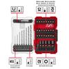 Original Einhell M-CASE 39-piece impact-resistant accessory set (25 mm bits, metal drill bits, 60 mm bit holder, socket spanner, countersink incl. storage box)