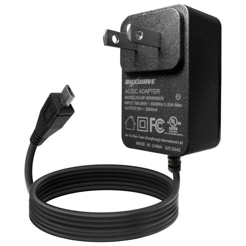 BoxWave Charger Compatible with BOSS Audio Blast - Wall Charger Direct (15W), Rapid Charge Your Device with Built-in 6ft Cable