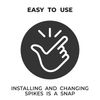 Pro Active Softspikes Spike Wrench and 2-Pin Wrench Combo