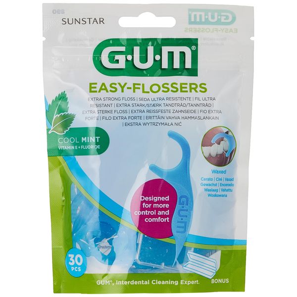 Gum Easy Flossers Forcel 30Pz