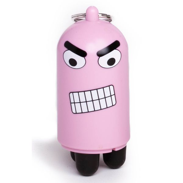 Cartoon Mini Tabletop Adjustable Keychain Tripod for Digital Camera - Pink