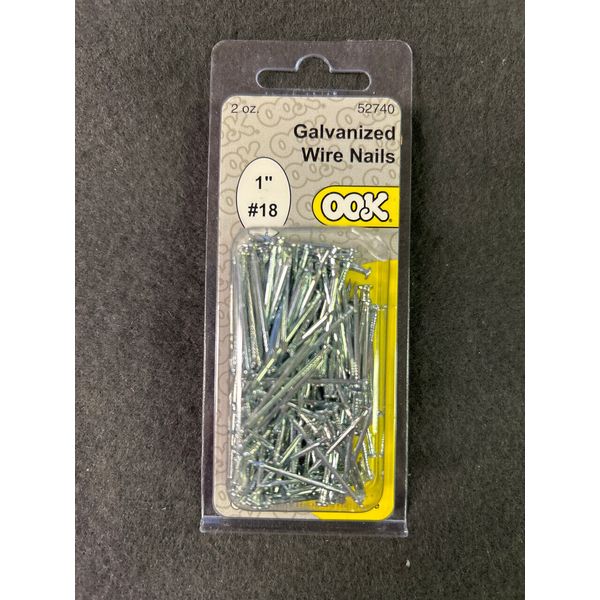 1" #18 Galvanized Wire Nails 2-oz