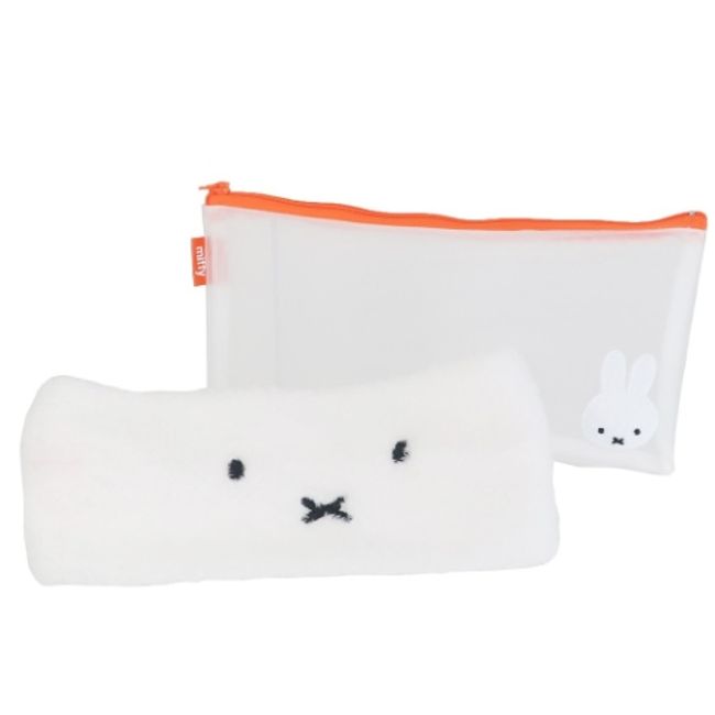 Shipped immediately! Miffy hair turban hair band with pouch white miffy shb-mf19785 Adults Children Travel Overnight Hot Spring Bath Spa Gym Character Goods