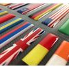 CHILE CHILEAN FLAG 3D EPOXY CAR EMBLEM SET (2) FLEXIBLE DURABLE WATERPROOF