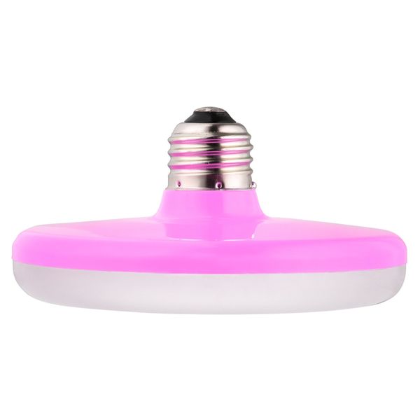 Sunlite UFO Pendant Fixture LED Light Bulb, 11 Watt, (50W Equivalent), 800 Lumens, Medium (E26) Base, Pink Housing, 30K-Warm White