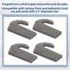 Welding On Mounting Brackets For Pin Type Over The Bucket Loader Pallet Forks