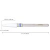 Pana Professional - Small Cone White Ceramic Bit 3/32" Shank Size - Nail Drill Bit for Dremel Machine