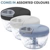 GEEZY Pull Cord Manual Vegetable Cutter Slicer Shredder Pulling Food Chopper Hand Blender Kitchen Tool 450ml