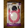 Led Light Up USB Cable Pink