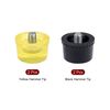 sourcing map 40mm Diameter Mallet Hammer Replacement Striking Head Tip Yellow and Black,4pcs