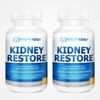 Kidney Restore Cleanse Health Supplement Support Normal Vitamins 60 Caps 2 Pack