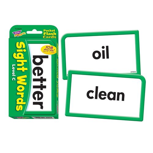 Trend Enterprises トレンド 英単語 フラッシュカード 目で見て学ぶことば レベルC Trend Pocket Flash Cards Sight Words Level C T-23029