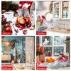 White Christmas Decorations - 9 Sheets Xmas Window Stickers & Clings - Snowflake Window Decals