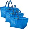 3 x Blue Large Bag-Ideal for Shopping, Laundry & Storage